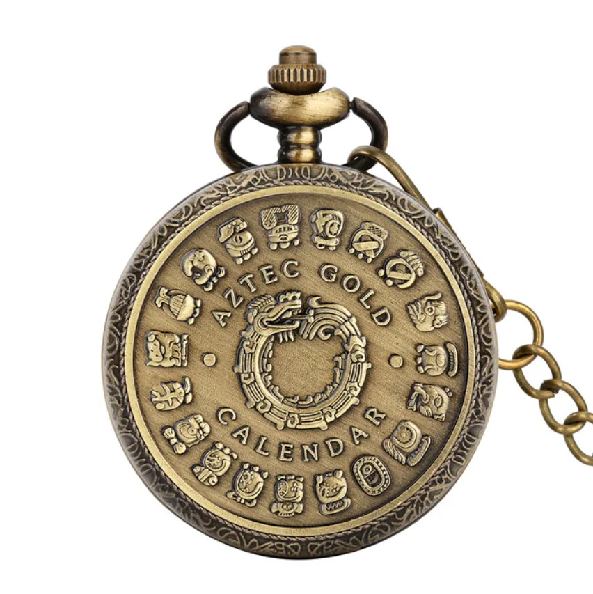 Vreckové hodinky Aztec Calendar 34906