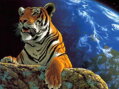 Malovanie podľa čísel Tiger M1284