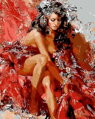 Malovanie podľa čísel Flamenco dancer M991227