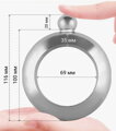 Ploskačka 100ml Náramok 8035