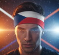 Šátek Česká vlajka
