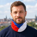 Šátek Česká vlajka 7238