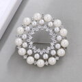 Brošňa Pearls 312065 Silver