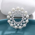 Brošňa Pearls 312065 Silver