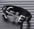 Kožený náramok Anchor 3114