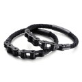 Kožený náramok Chain 31507-45