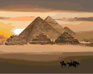 Malovanie podľa čísel Pyramídy M1361