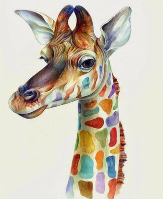 Malovanie podľa čísel Žirafa M991113