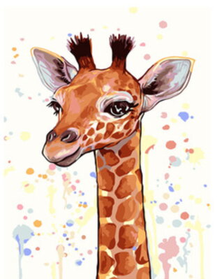 Malovanie podľa čísel Žirafa M991325
