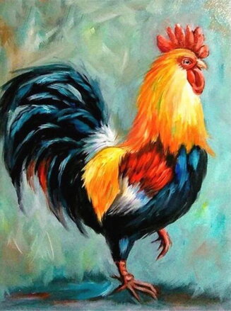 Diamantové maľovanie Kohút D1229