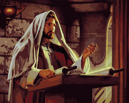 Malovanie podľa čísel Ježiš M1417