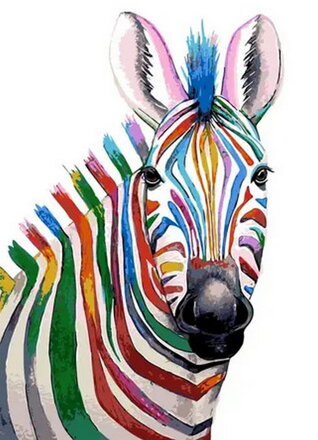 Malovanie podľa čísel Zebra M2457