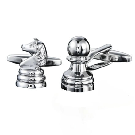 Manžetové gombíky Šachové figúry 3011