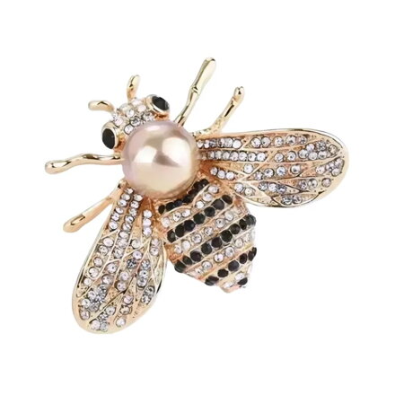 Brošňa Včela s perlou 30045