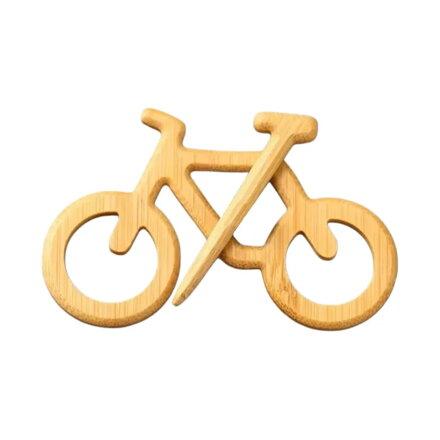 Drevená brošňa Bicykl 3905