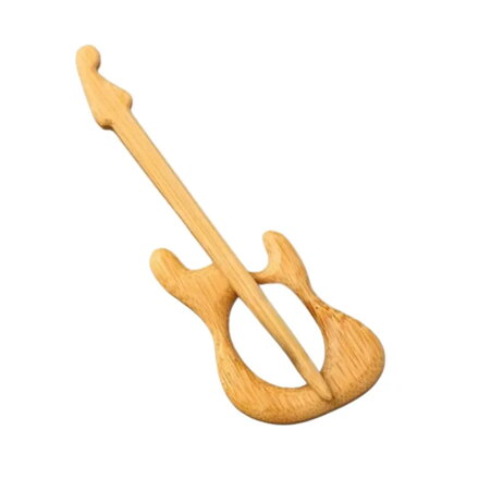 Drevená brošňa Gitara 3922