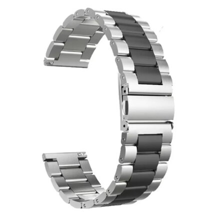 Remienok na hodinky 3304 strieborno-čierna