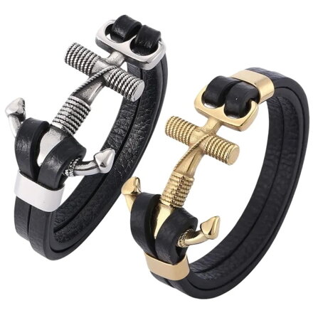 Kožený náramok Anchor 3114