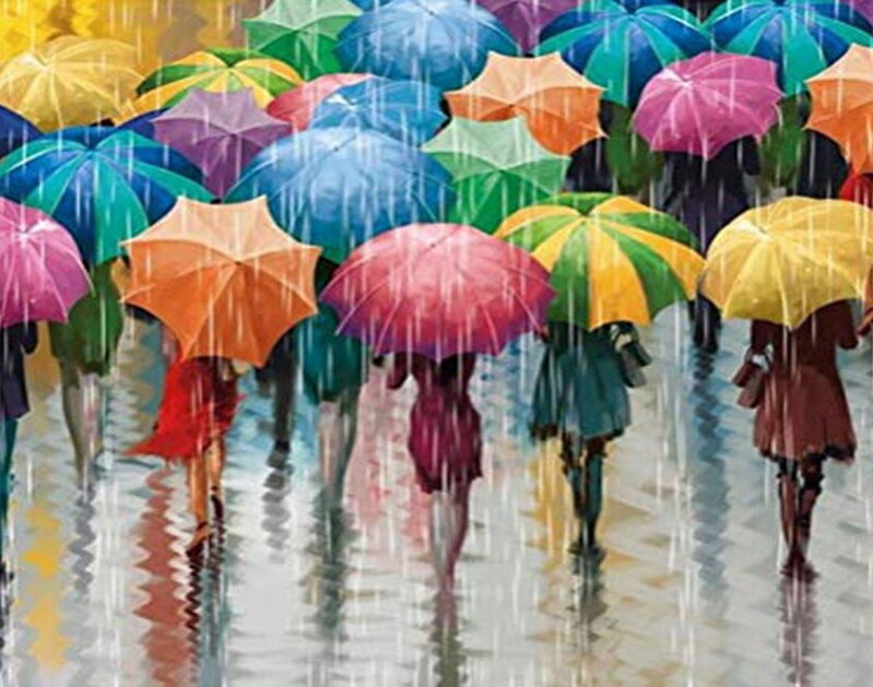 Diamantové maľovanie Dáždniky D3561