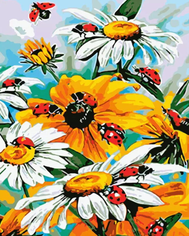 Malovanie podľa čísel Lúčne kvety M1994YD