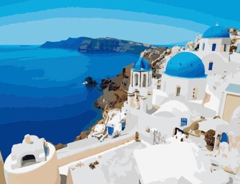 Malovanie podľa čísel Grécko Aegean M992013