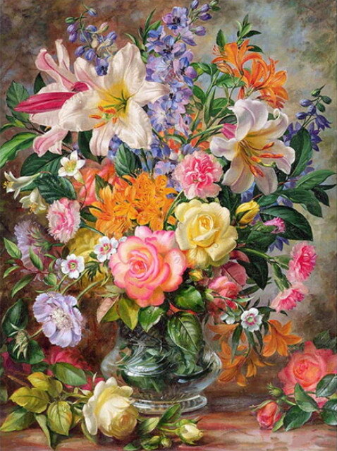 Malovanie podľa čísiel Kvety M992272