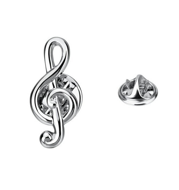 Brošňa do chlopne Husľový kľúč 34619