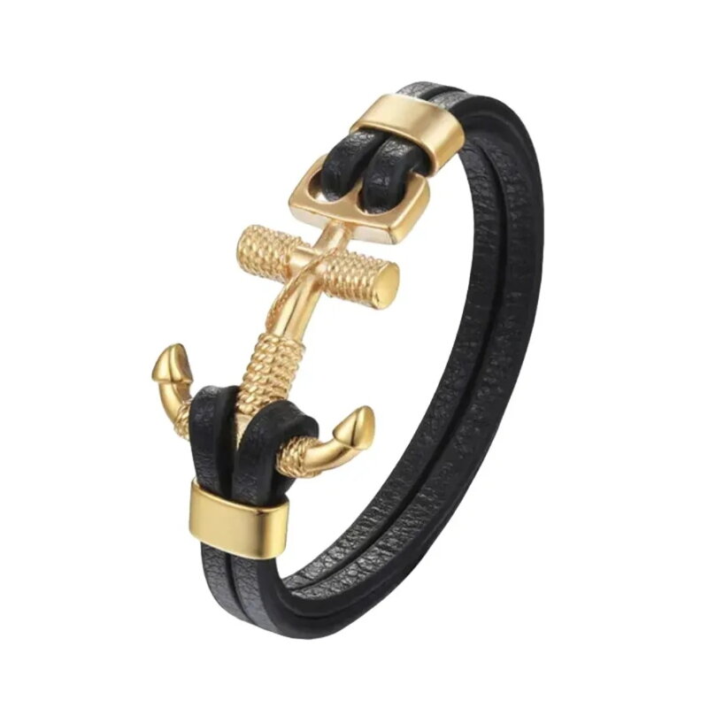 Kožený náramok Anchor 3114