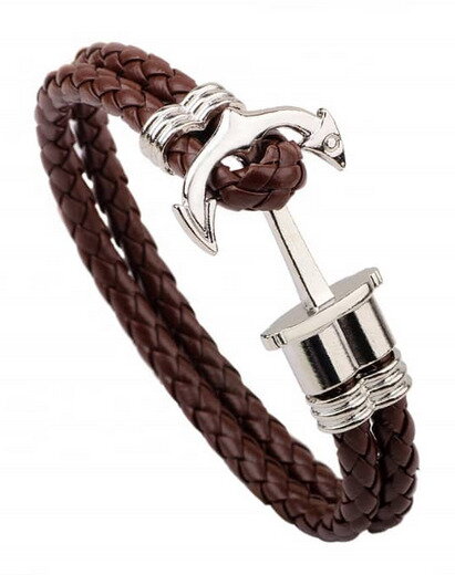 Kožený náramok Anchor 30161-15 Kožený náramok Anchor 30161-15